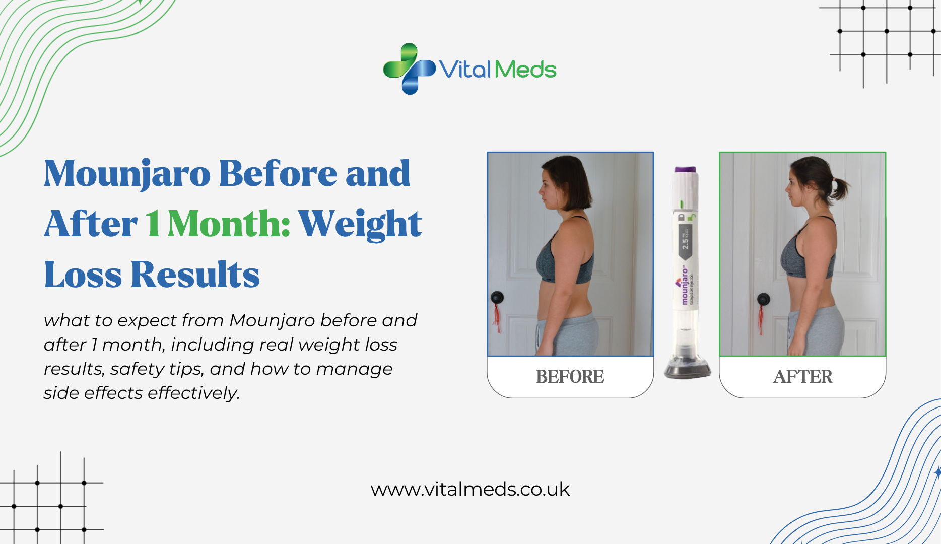 Mounjaro Before and After 1 Month: Weight Loss Results