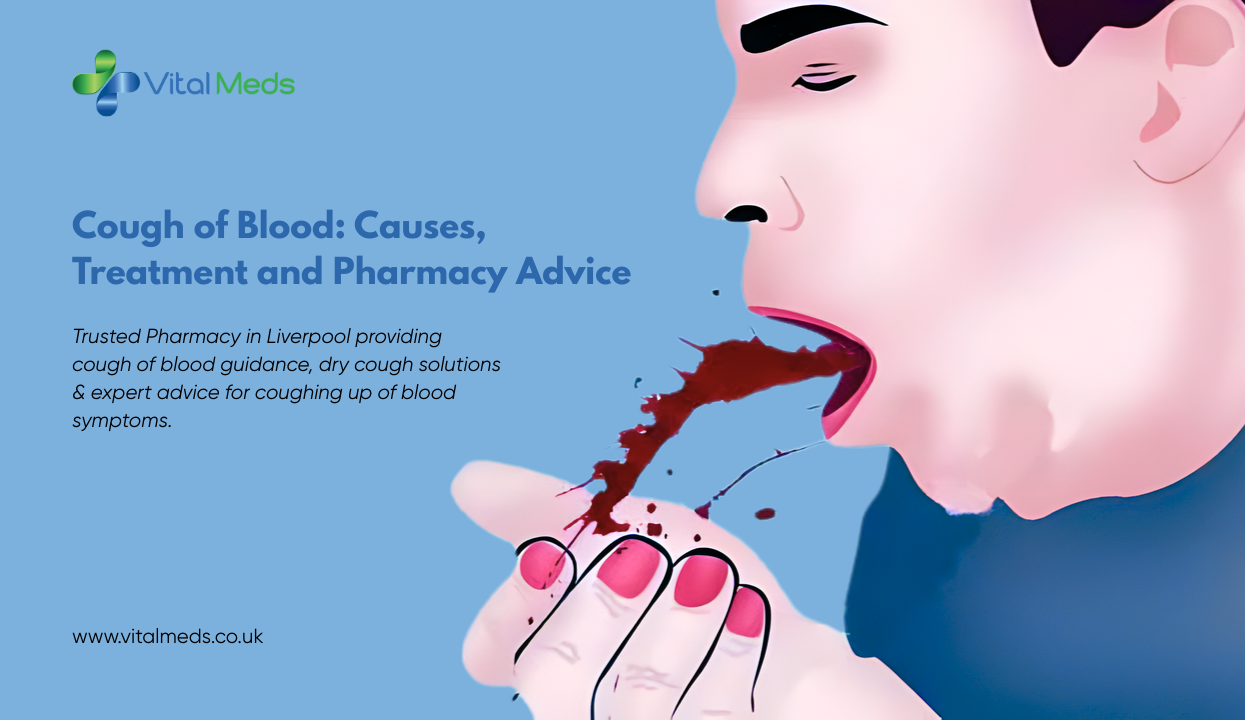 Cough of Blood: Causes, Treatment and Pharmacy Advice