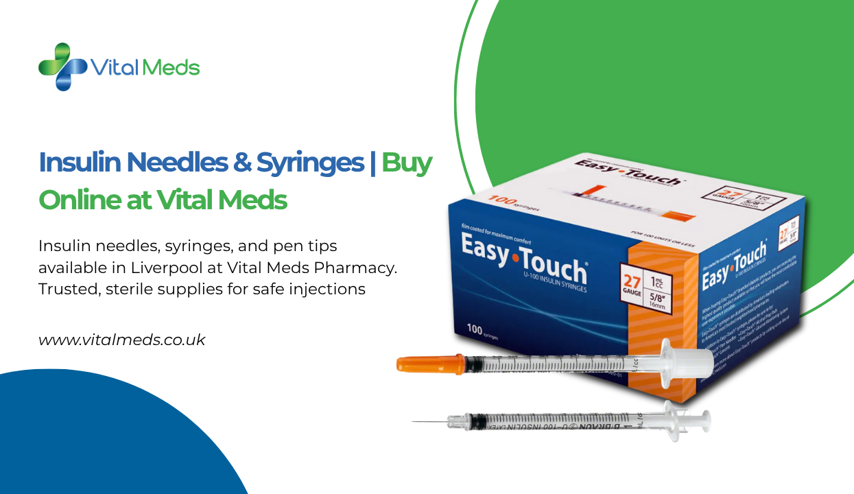 Insulin Needles & Syringes | Buy Online at Vital Meds