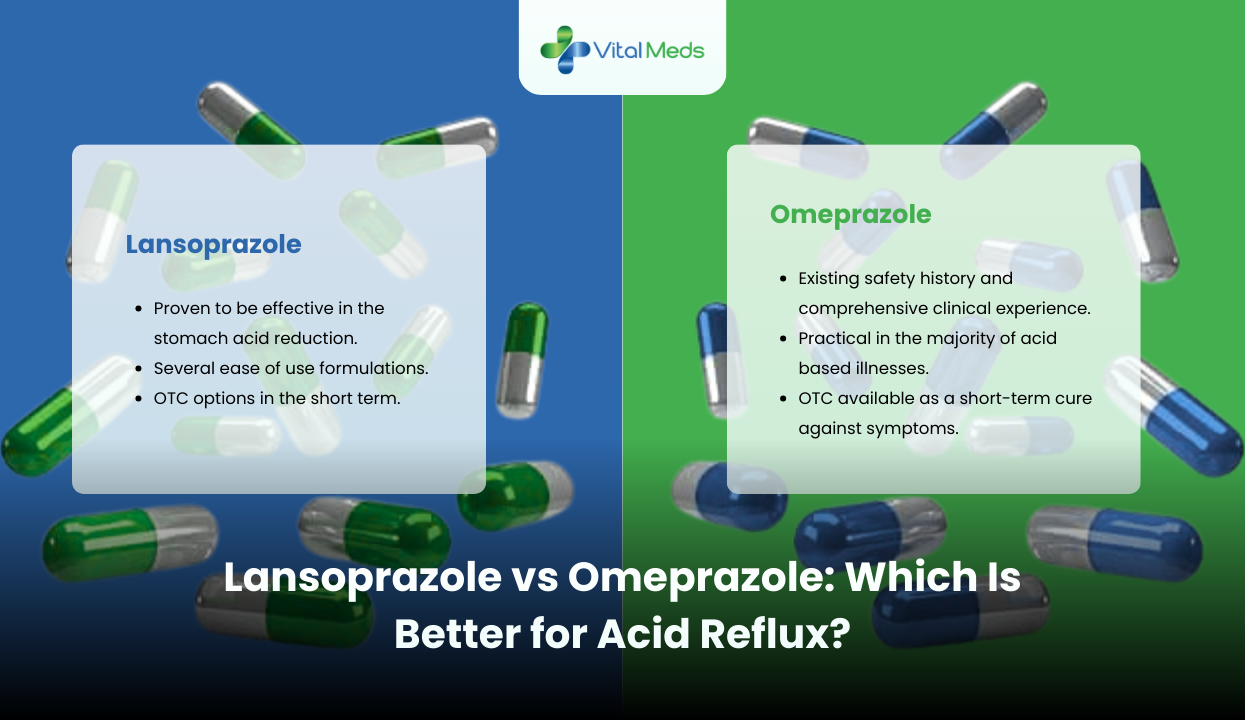 Lansoprazole vs Omeprazole: Which Is Better for Acid Reflux?