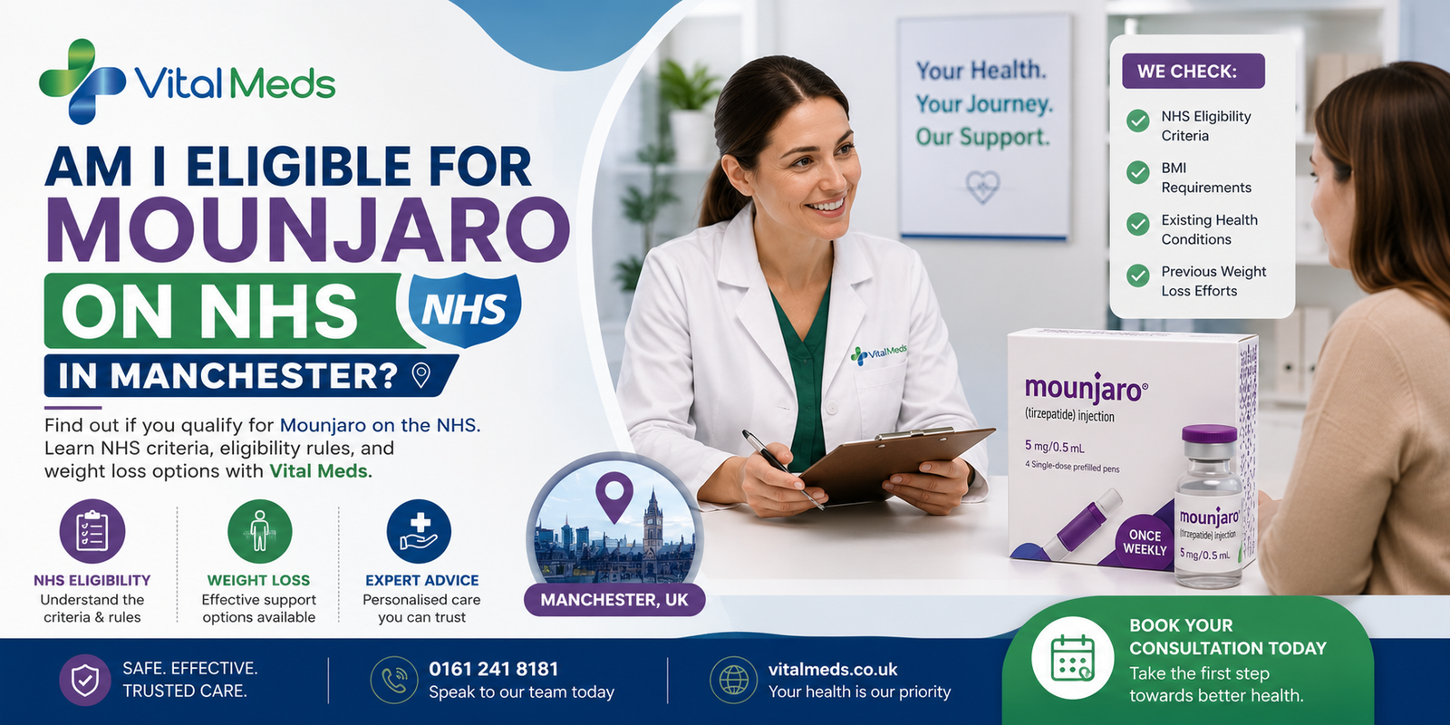 Am I Eligible for Mounjaro on NHS in Manchester?