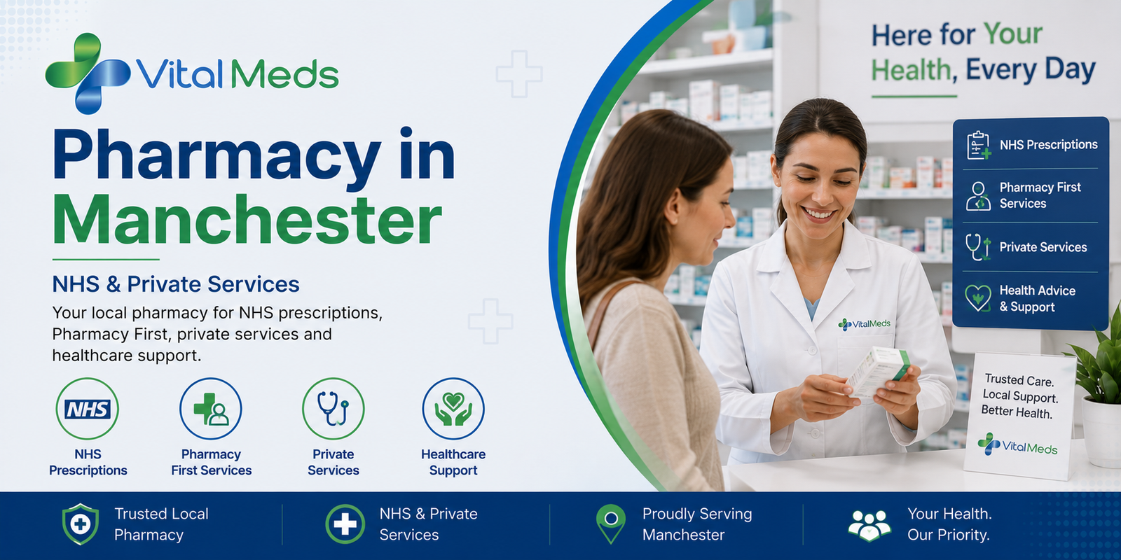 Pharmacy in Manchester | NHS & Private Services